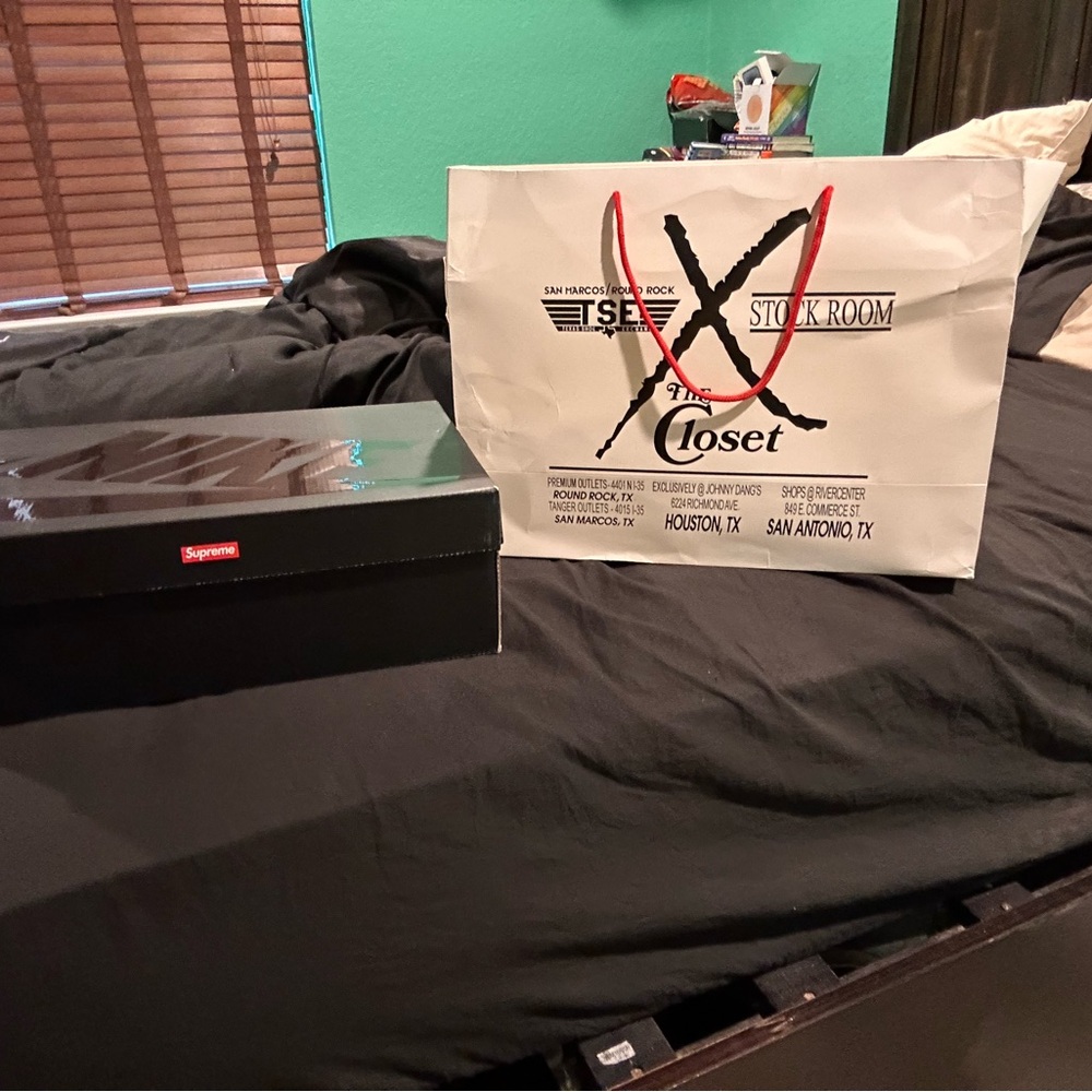 Supreme Black Shoe Box